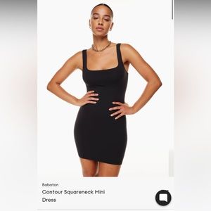 Babaton Contour Square neck dress